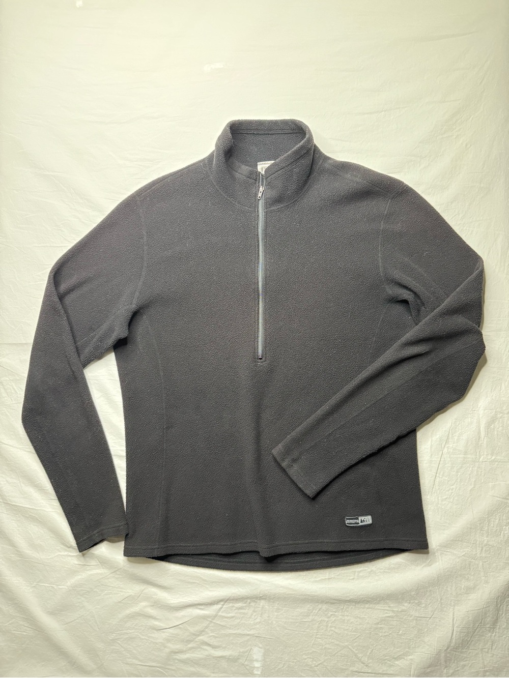 REI - Long Sleeve Fleece Pullover Lightweight Sweater in Black - Picture 2 of 11
